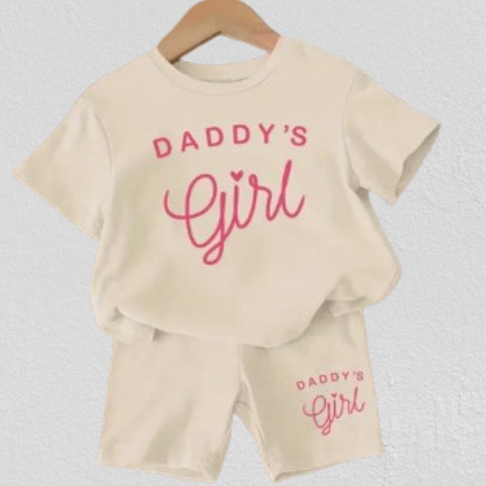 Daddy's Girl Outfit, Father's Day Gift Idea, Baby Girl Outfit, Summer Outfit